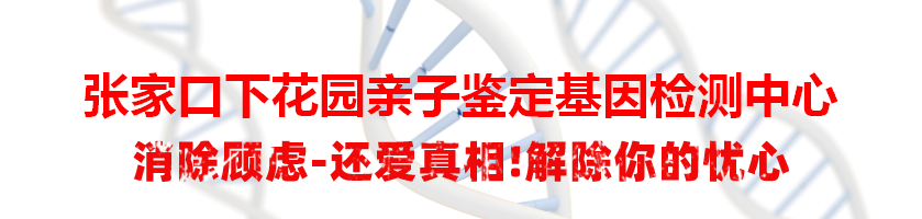 张家口下花园亲子鉴定基因检测中心